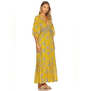 NWT Free People Golden Hour Cotton Maxi Dress Size Medium